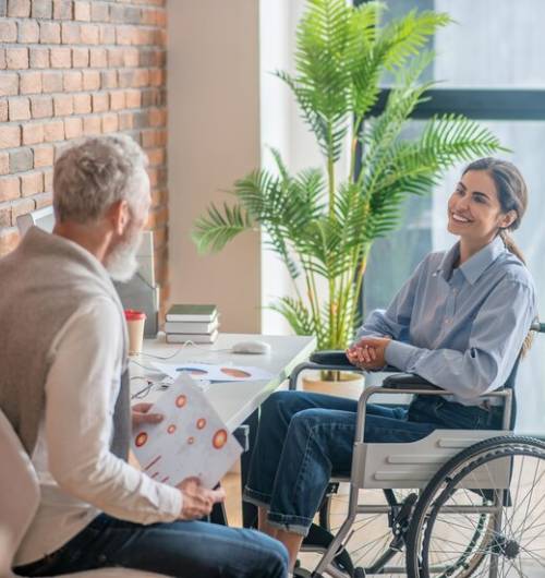 Professional consultation providing guidance through NDIS support service